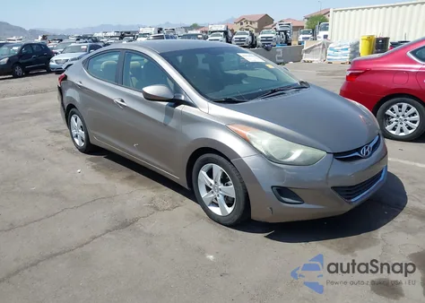 2013 Hyundai Elantra Gls from USA, damaged, VIN 5NPDH4AE5DH347196